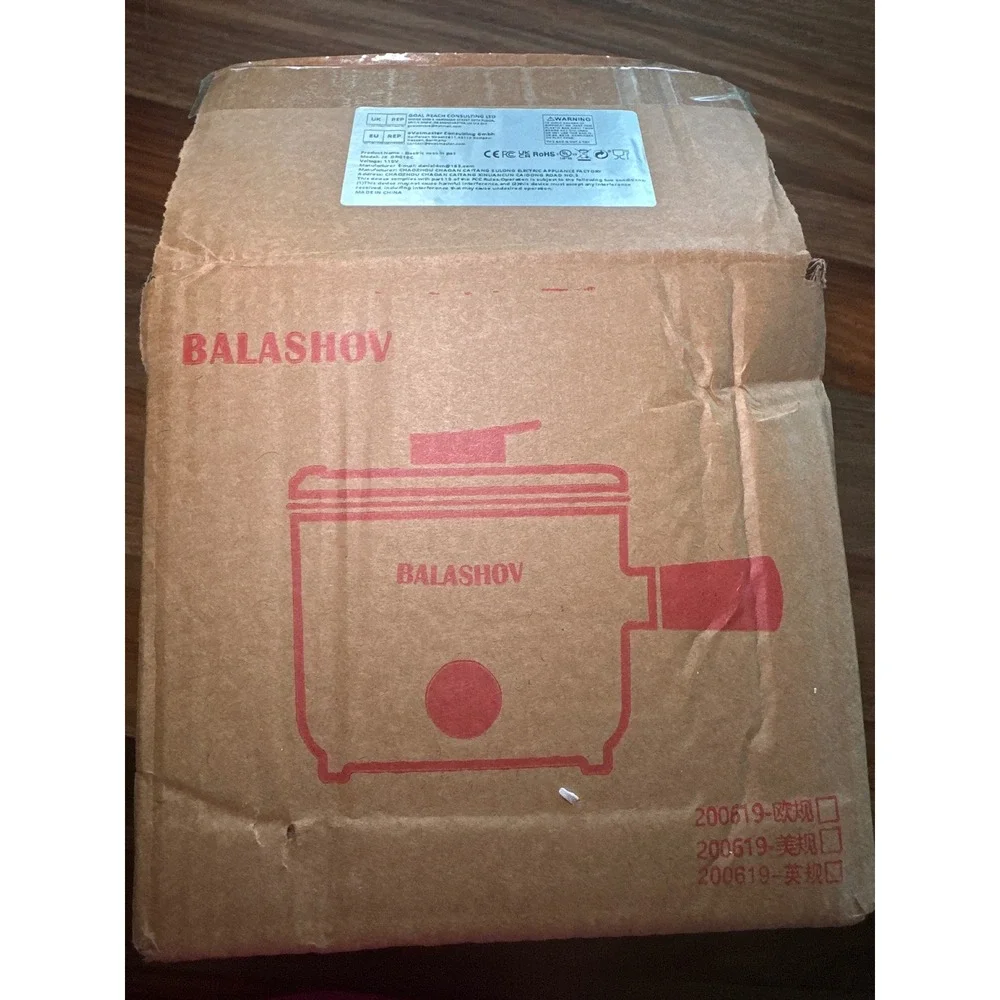 Balashov Electric Hot Pot Cooker 1.5L Multi-Function Green Ramen Pot JH-QP015C